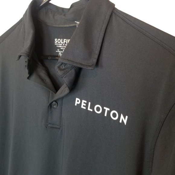 Solfire Peloton Mens S Black Spell Out Short Sleev - Picture 4 of 7